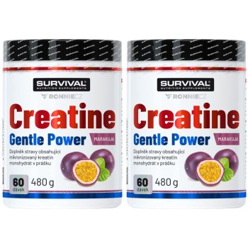 Survival Creatine Monohydrate 480 g, marakuja - AKCE 1+1