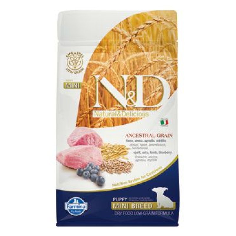 N&D LG DOG Puppy Mini Lamb & Blueberry 800 g