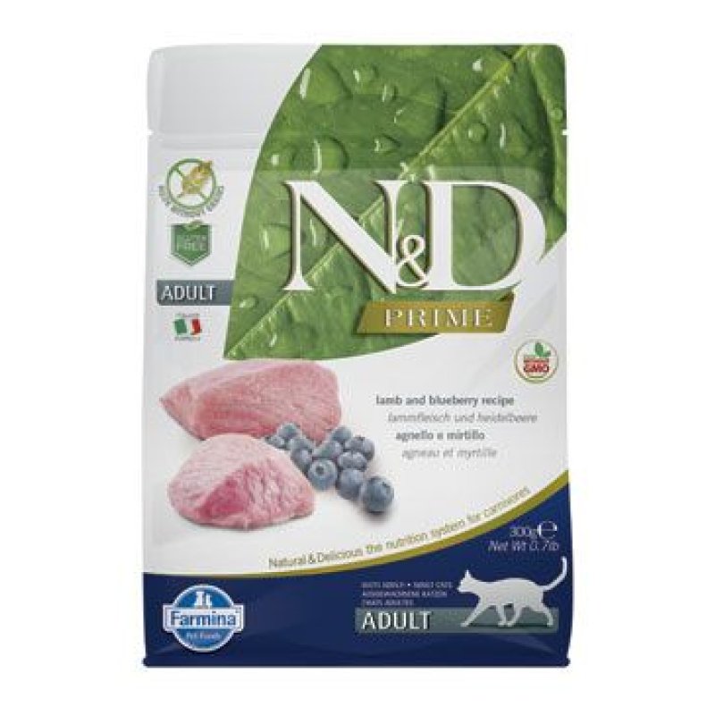 N&D PRIME CAT Adult Lamb & Blueberry 300 g