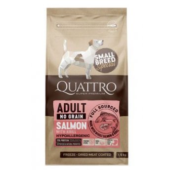 QUATTRO Dog Dry SB Adult Losos & Krill 1,5 kg