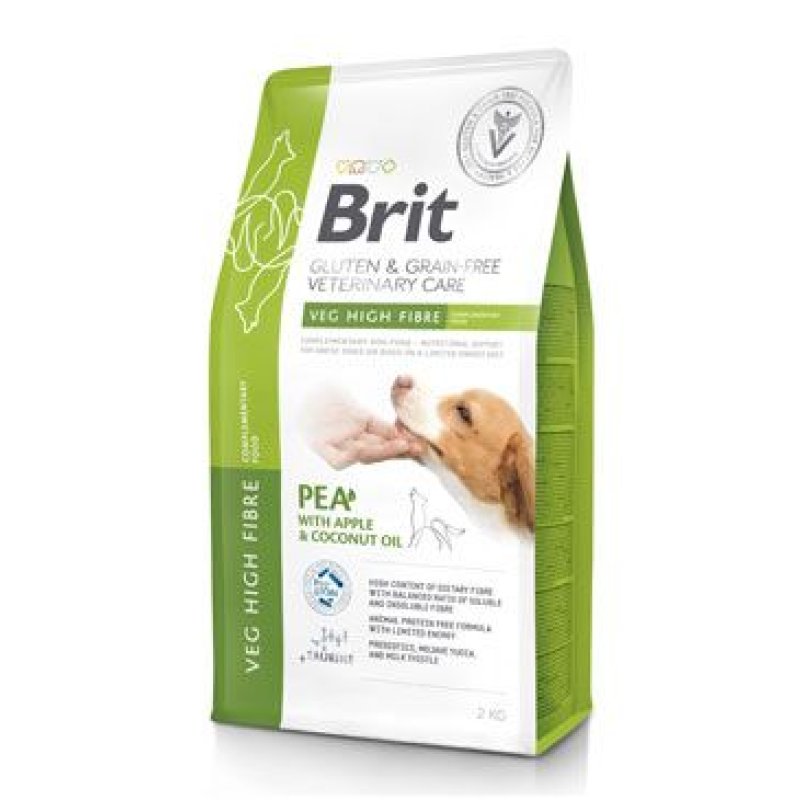 Brit VD Dog GF Veg High Fibre 2 kg