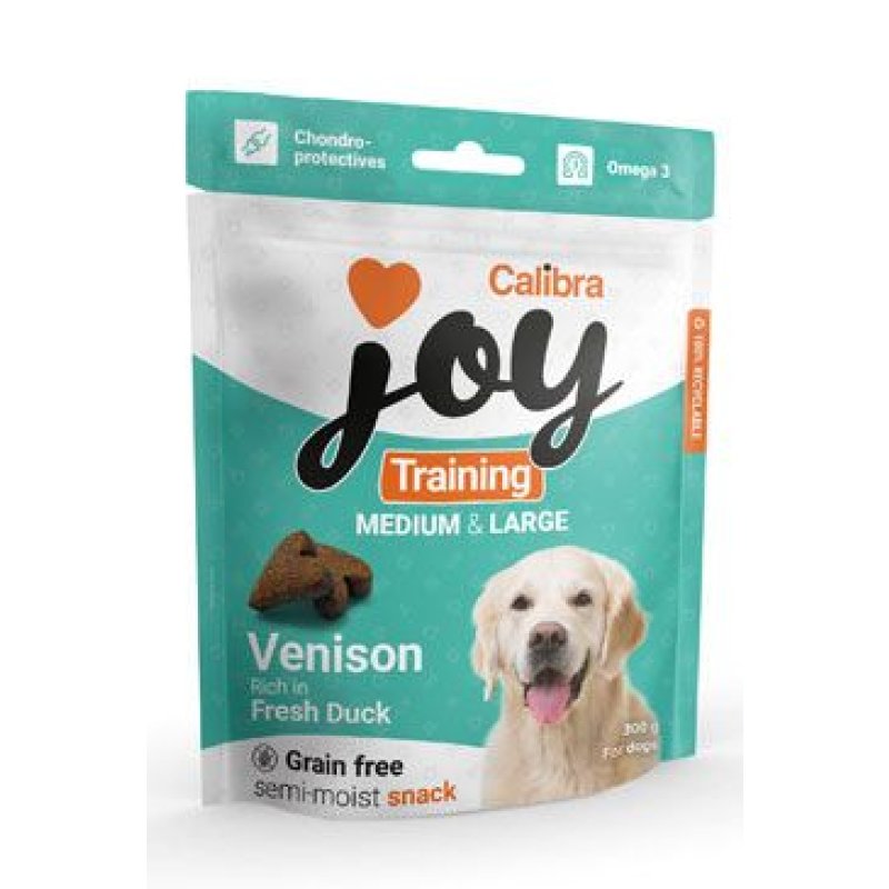 Calibra Joy Dog Training M&L Venison&Duck 300 g