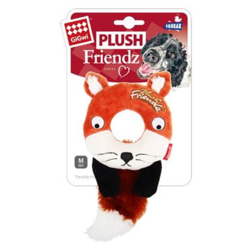 GiGwi Plush Friendz Kroužek Liška 20 x 11 x 2,5 cm