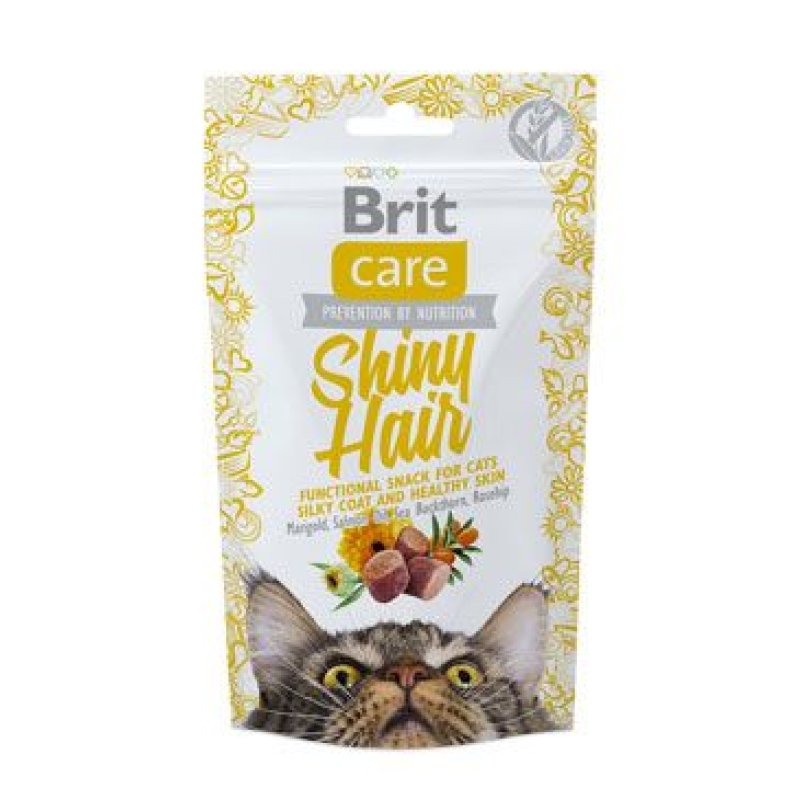 Brit Care Cat Snack Shiny Hair 50 g