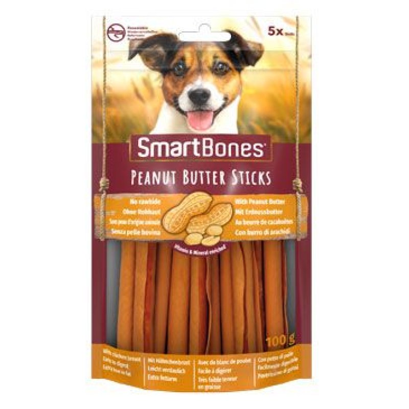 SmartBones PeanuButter Sticks 5 ks