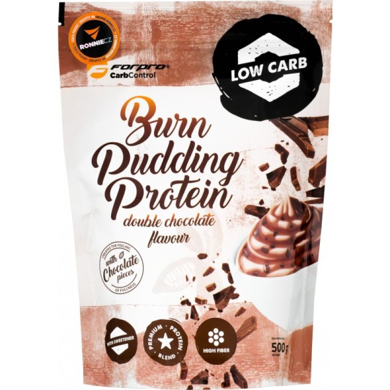 Proteinový pudink ForPro® - 500 g, dvojitá čokoláda