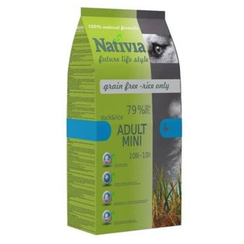 Nativia Dog Adult Mini Duck & Rice 1 kg