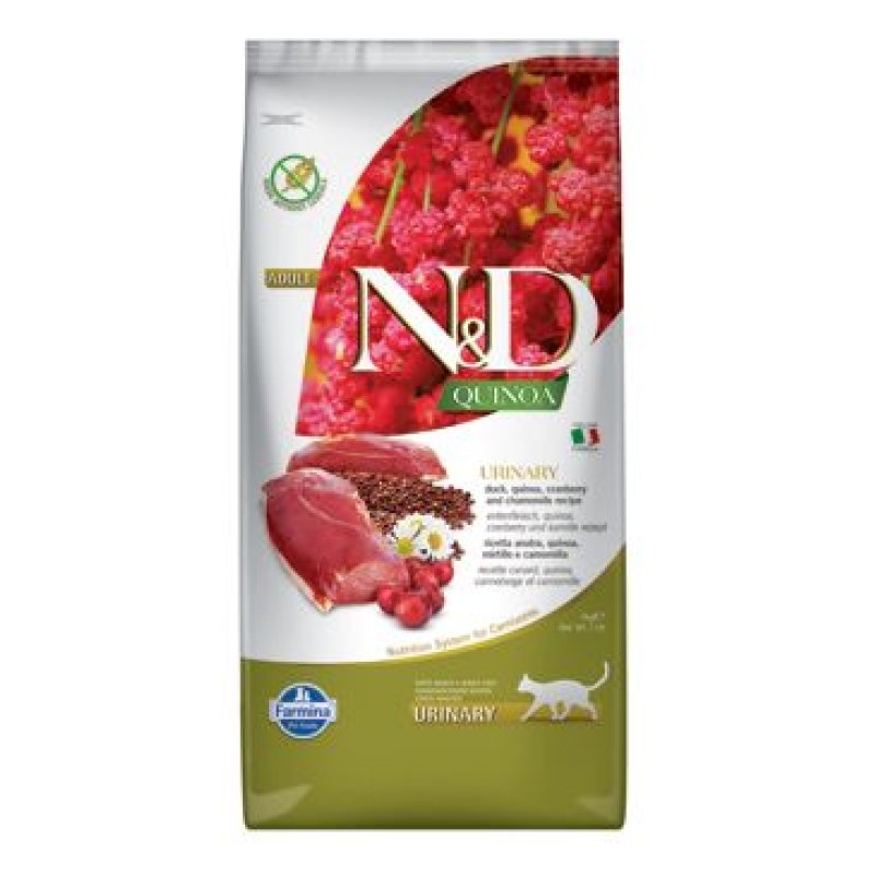 N&D Quinoa CAT Urinary Duck & Cranberry 5 kg