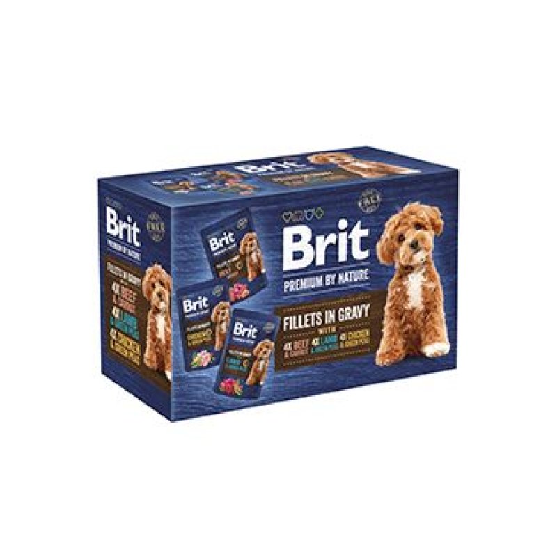 Brit Premium Dog Fillets Gravy Multipack 1020 g