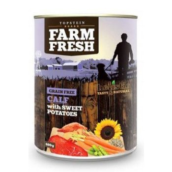 Farm Fresh Dog Calf with Sweet Potatoes konzerva 400 g