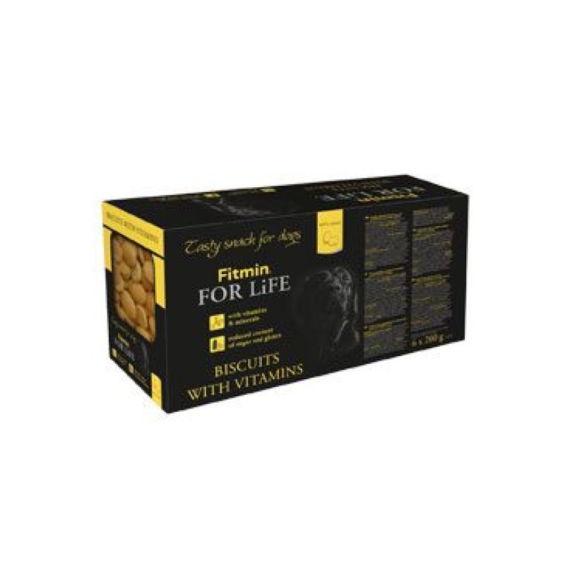 Piškoty FITMIN FOR LIFE pro psy MULTIPACK 6 x 200 g