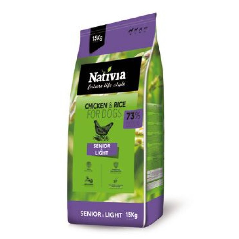 Nativia Dog Senior & Light 3 kg