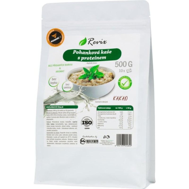 Revix Pohanková kaše s proteinem - 500 g, natural