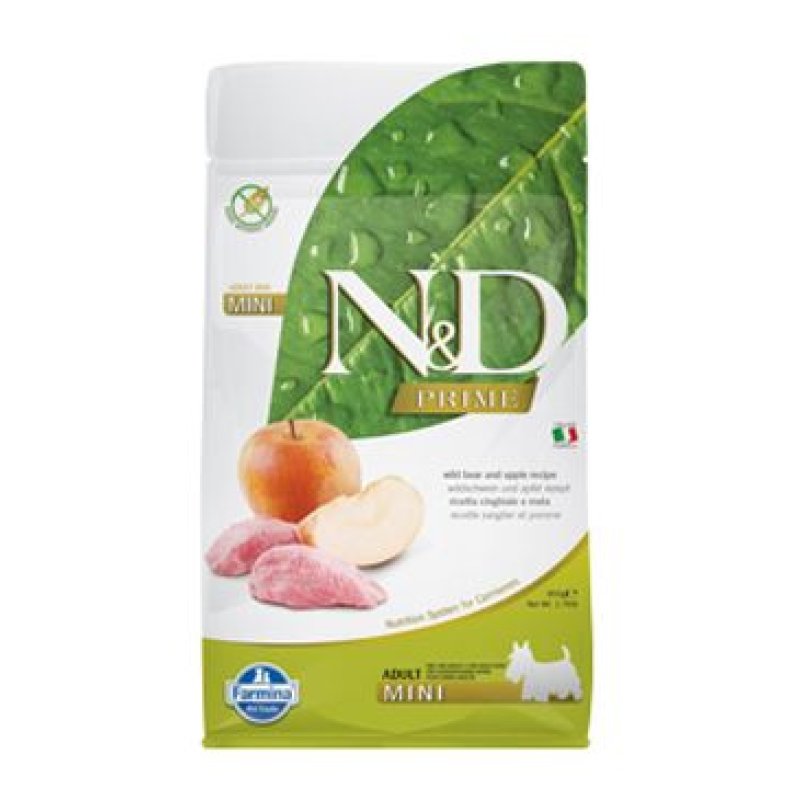 N&D PRIME DOG Adult Mini Boar & Apple 800 g