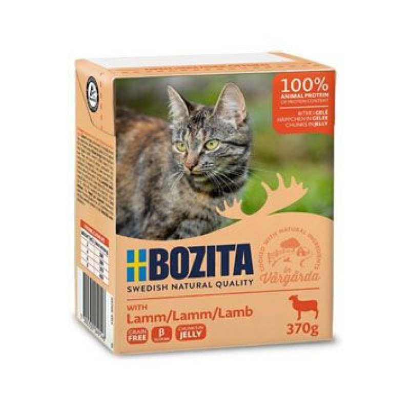 Bozita Cat kousky v želé s jehněčím masem TP 370 g