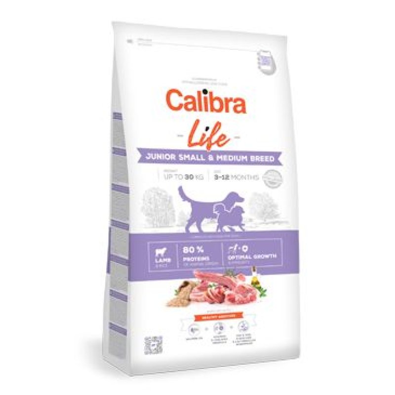 Calibra Dog Life Junior Small&Medium Breed Lamb 12 kg