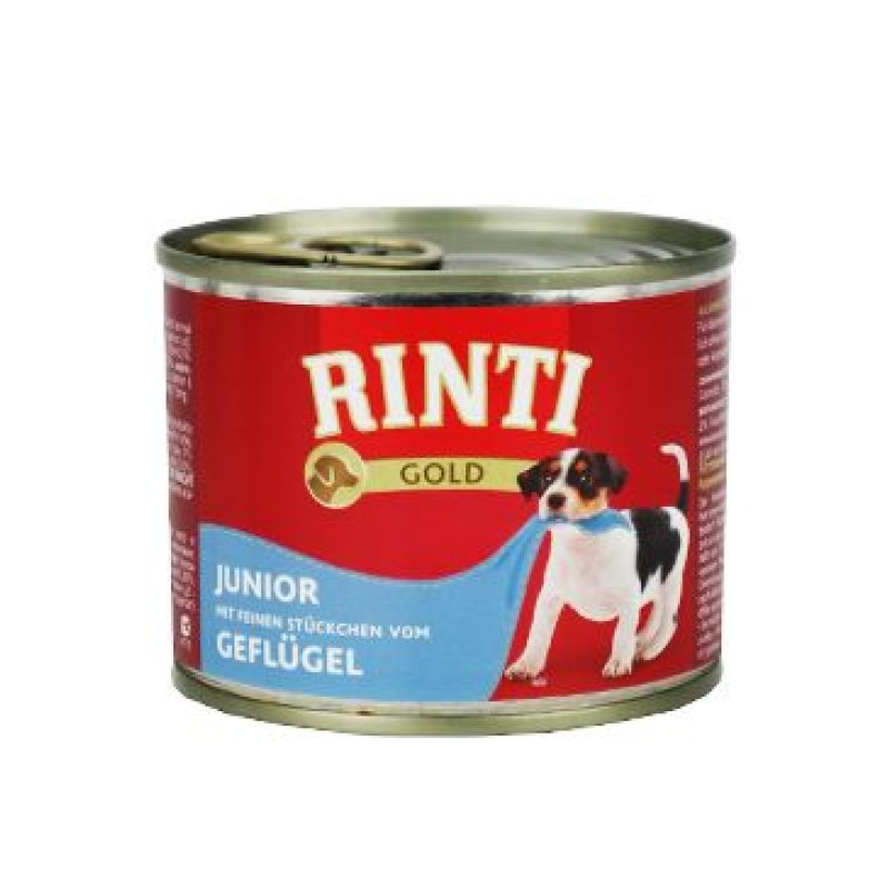 Rinti Dog Gold Junior drůbež 185 g