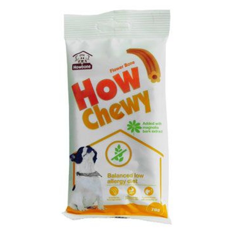 Pochoutka dentální How Chewy Flower Bone 70 g