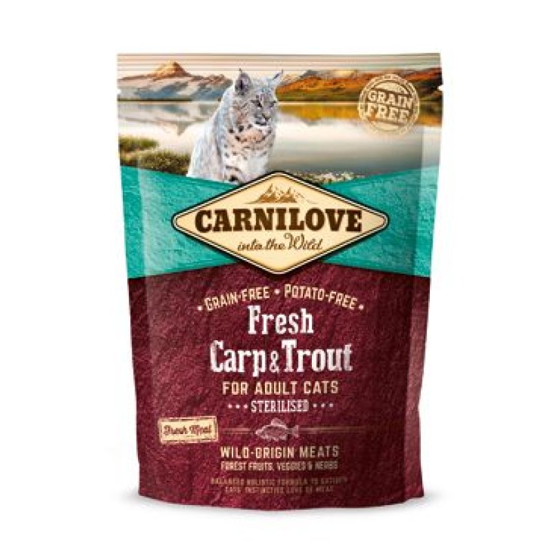 Carnilove Cat Fresh Carp & Trout Sterilised Adult 400 g