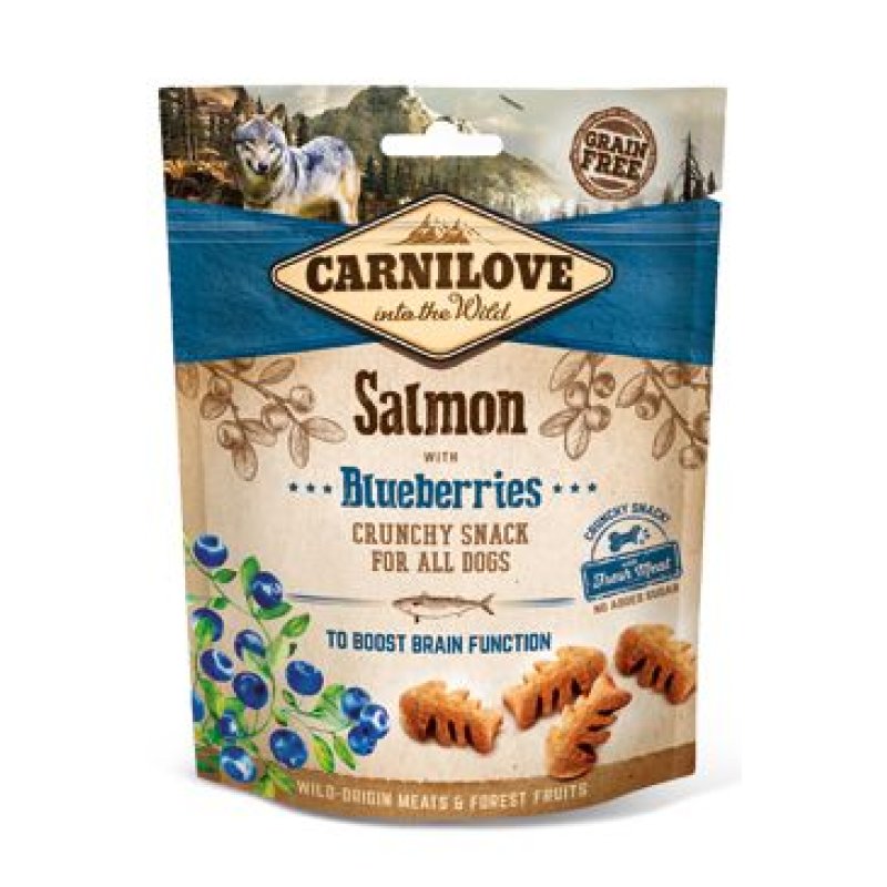 Carnilove Dog Crunchy Snack Salmon & Blueberries 200 g