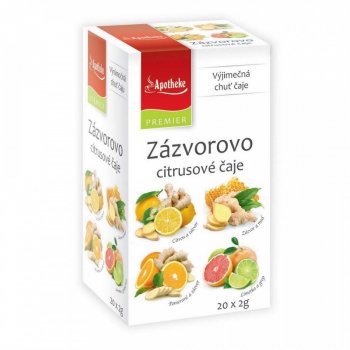 Apotheke Zázvorovo-citrusové čaje 4v1 20 sáčků 40 g