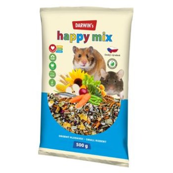 Darwin's Drobný Hlodavec Happy mix 500 g