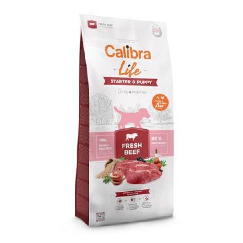 Calibra Dog Life Starter & Puppy Fresh Beef 12 kg