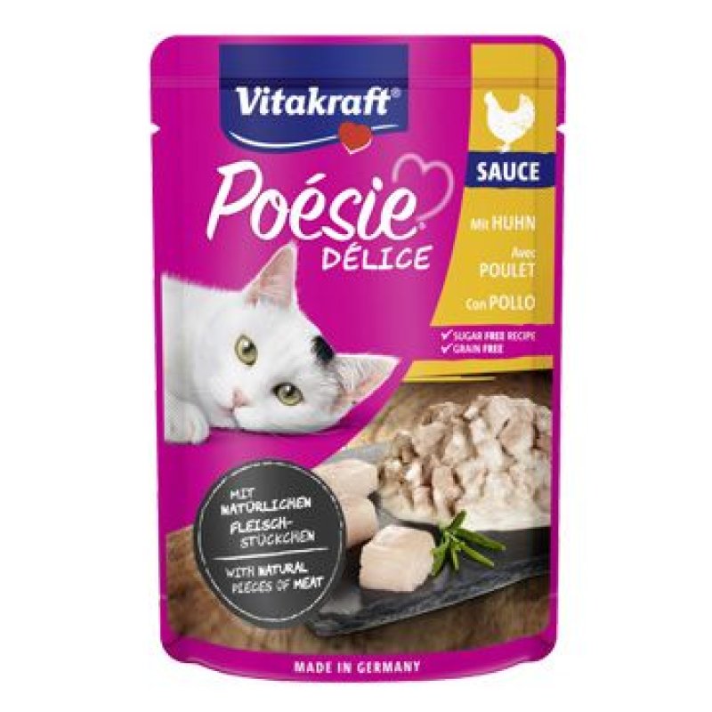 Vitakraft Cat Poésie DéliSauce kapsa kuřecí 85 g