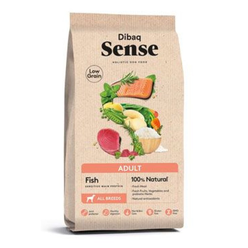 Dibaq Sense Low Grain Adult Fish 12 kg