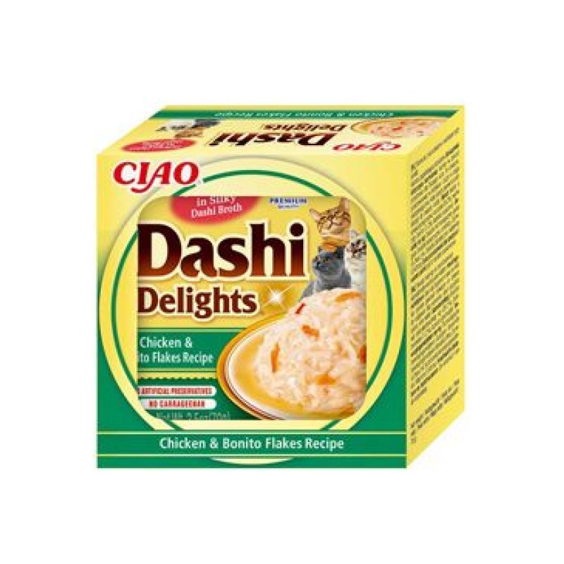 Churu Cat Dashi Delights Chicken & Bonito Flakes 70 g