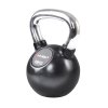 Vinylový kettlebell s chromovaným úchopem HMS KGC 16 kg