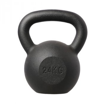 Litinový kettlebell HMS KZG24 24 kg, černý