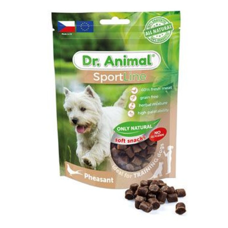 Pochoutka Dr. Animal Sportline bažant 100 g