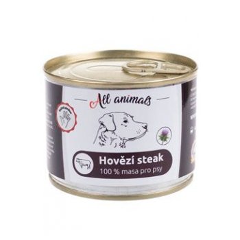 All Animals DOG hovězí steak 200 g