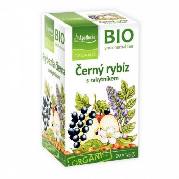 Apotheke Čaj Černý rybíz s rakytníkem BIO 20 sáčků 30 g