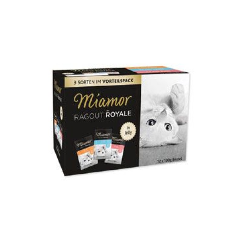 Miamor Cat Ragout kapsa Multi, krůta+losos+telecí 3 x 4 x 100 g