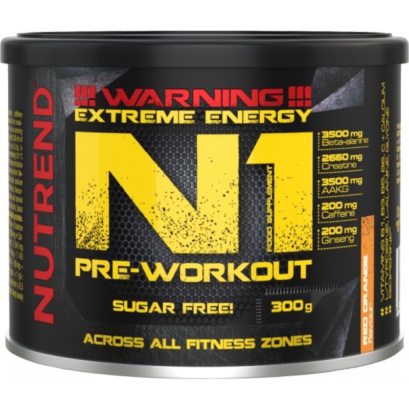 Nutrend N1 Pre-Workout - 300 g, grep