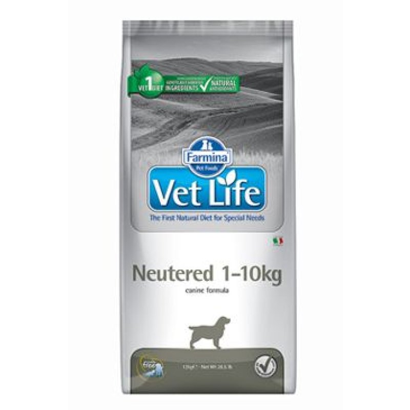 Vet Life Natural DOG Neutered 1-10kg 10 kg