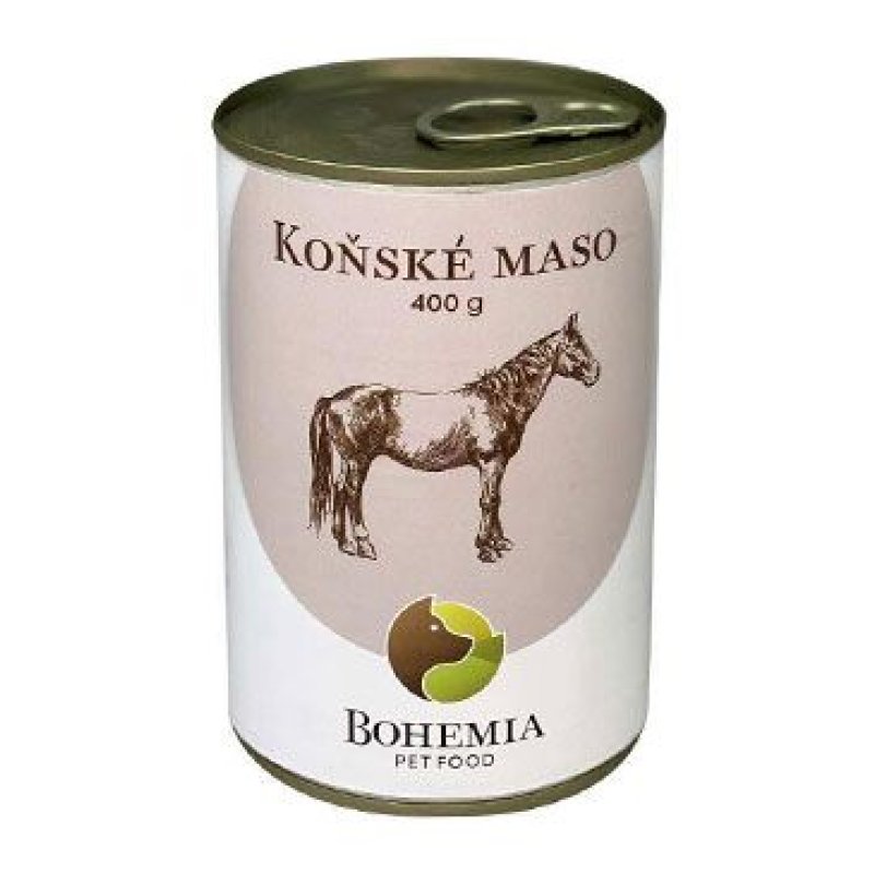 BOHEMIA MASO Koňské ve vlastní šťávě 400 g