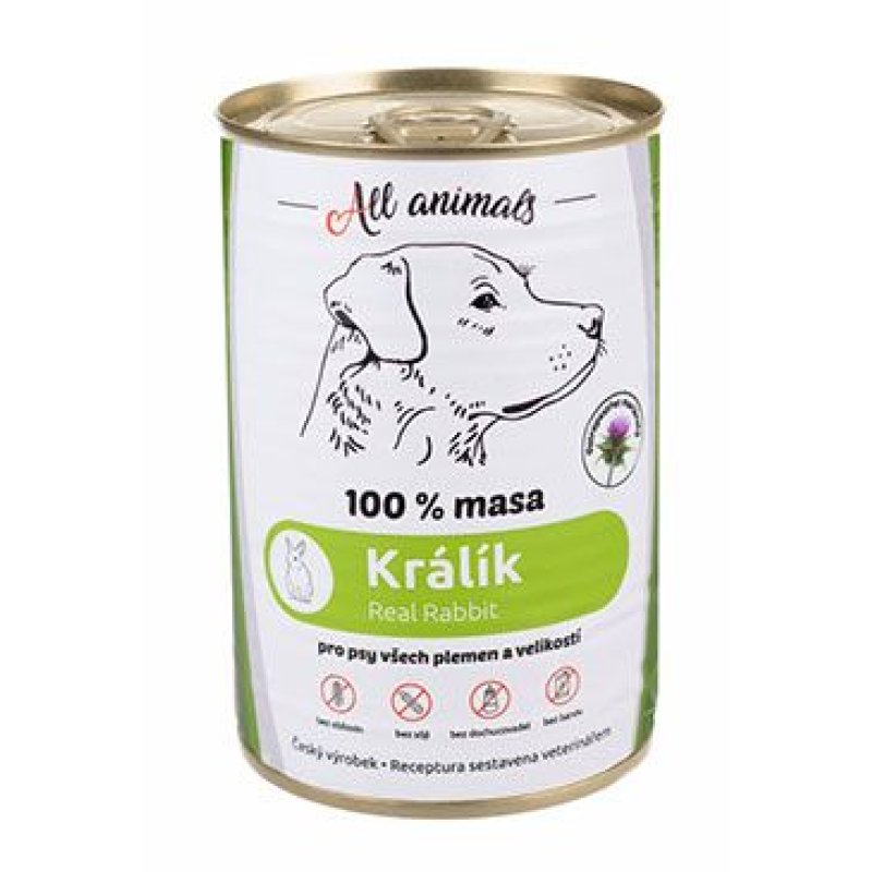 All Animals DOG králík mletý 400 g