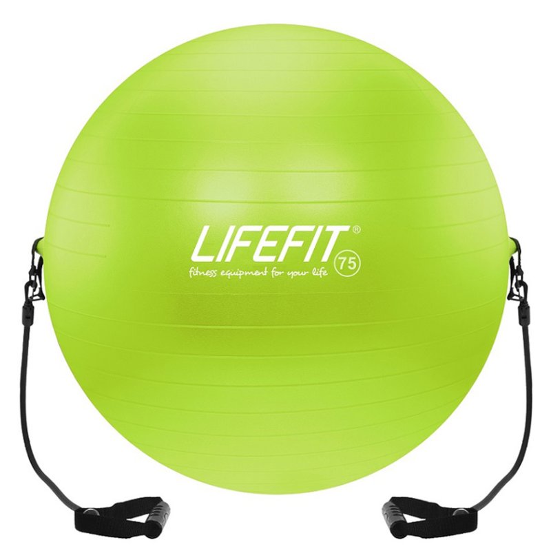 Gymnastický míč s expanderem LIFEFIT® GYMBALL EXPAND 75 cm