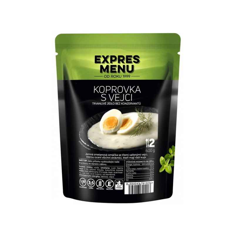 EXPRES MENU Koprovka s vejci 600 g (2 porce)