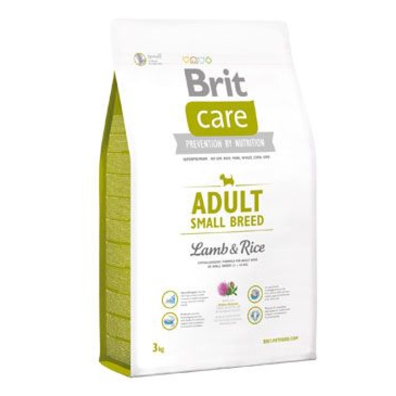 Brit Care Dog Adult Small Breed Lamb & Rice 3 kg