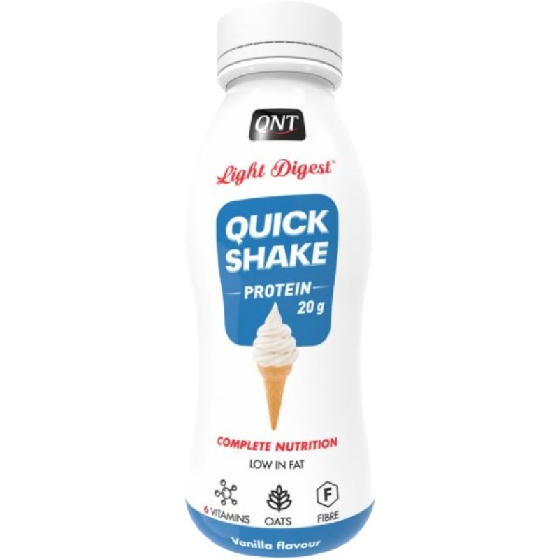 QNT Light Digest Quick Shake 310 ml, vanilka