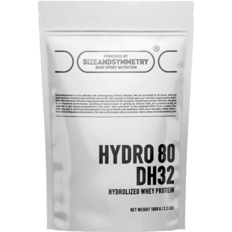 Sizeandsymmetry Hydro 80 DH32 - 1000 g, čokoláda