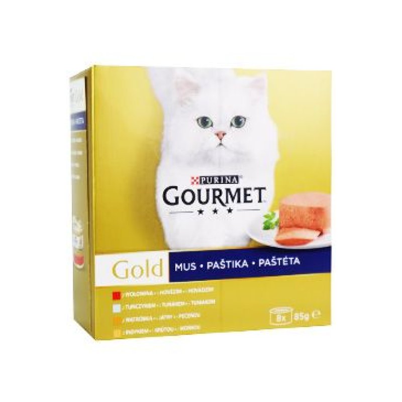 Gourmet Gold konz. kočka paštiky pack 8 x 85 g