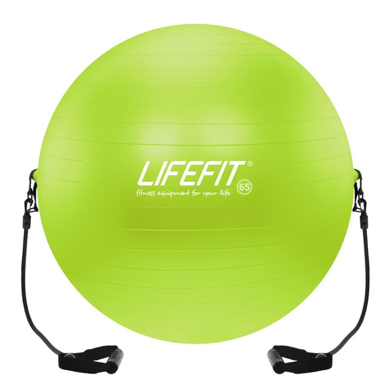 Gymnastický míč s expanderem LIFEFIT® GYMBALL EXPAND 65 cm