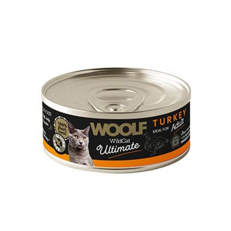 WOOLF Wildcat Ultimate konz Turkey pate 85 g