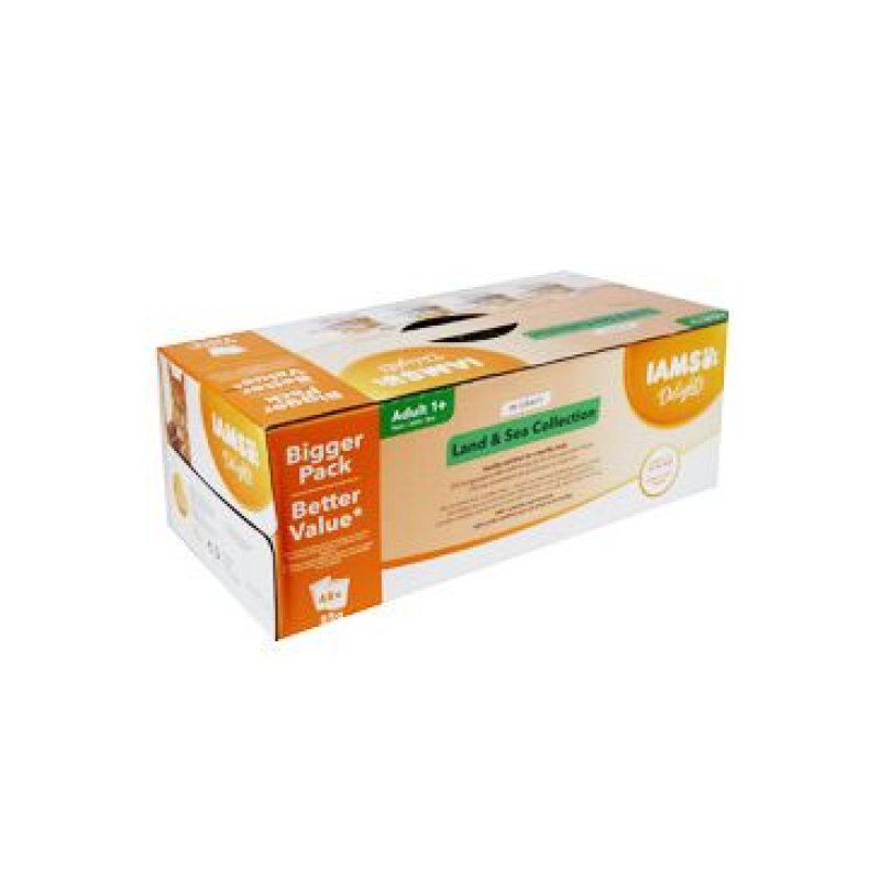 Iams Cat mix masa v omáčce multipack 4080 g