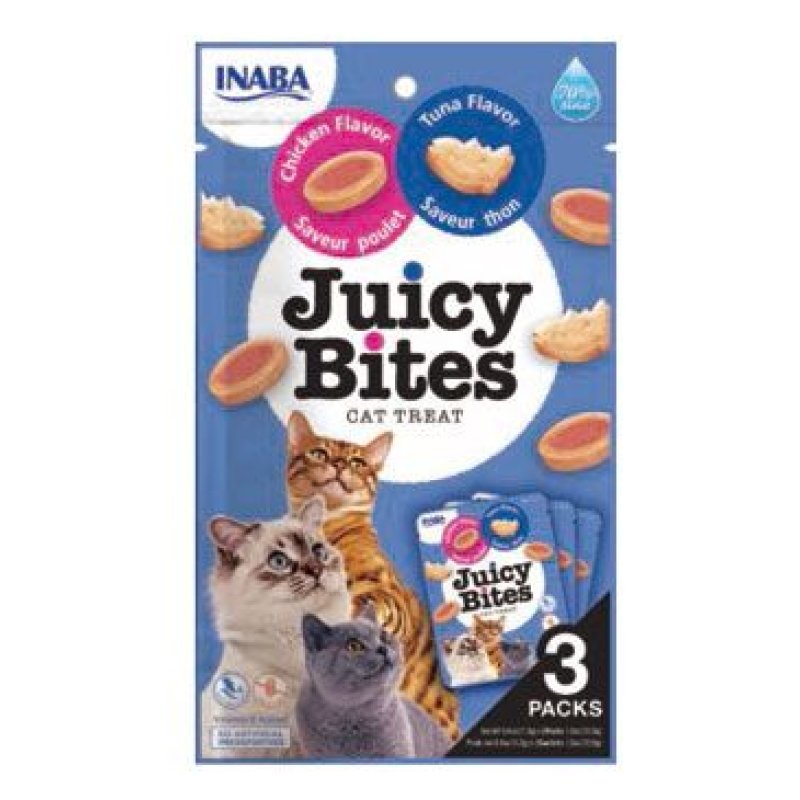 Churu Cat Juicy Bites Chicken&Tuna Flavor 3 x 11,3 g